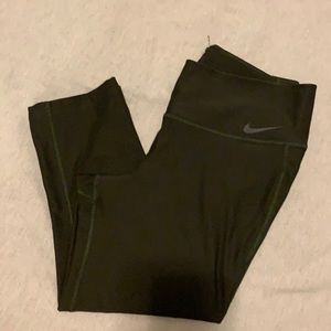 Nike dri-fit army green leggings